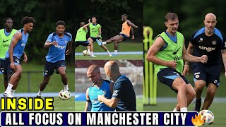 ALL FOCUS ON MAN CITY Caicedo And Jackson In Full Training Ahead Of Manchester Friday Training [upl. by Siusan]