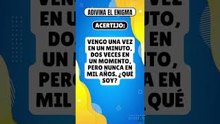 🧩 ¿Puedes Resolver Este Acertijo 🤔  ¡Pon a Prueba Tu Ingenio [upl. by Casabonne]