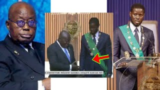 Watch Moment Senegal New President Ignøres Ghana President Handshake And Why [upl. by Oeram460]