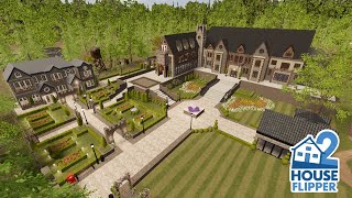 House Flipper 2  The Manor Tour Sandbox Build [upl. by Enortna486]