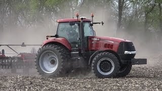 Case IH 275 Magnum Tractor Near Burlington Illinois on March 29 2012 [upl. by Nanda]