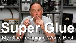 How To Crazy Glue Superglue Wood Rubber Leather Drywall Fix anything with CA CyanoAcrylate [upl. by Hidie]