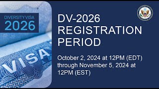 DV 2026 Guide to the US Diversity Visa Lottery Application መሙላት ነገ ይጀምራል ethiopia DV2026 DV [upl. by Seko]