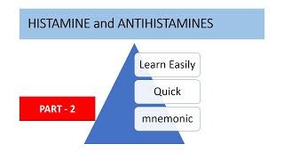 Histamines amp Antihistamines Part  2 histamine receptors  mnemonics tamilecpharmacology [upl. by Etam]