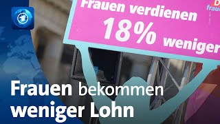 „Equal Pay Day“ Frauen bekommen weiterhin geringere Löhne [upl. by Dudden]