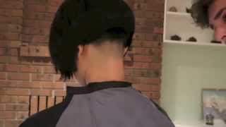 Buzzing the nape clipper cut bobbed short 1920s haircut [upl. by Drawets]