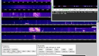 Decoding Morse Code transmission from live radio broadcast [upl. by Longwood]