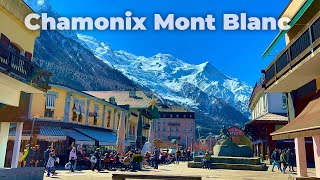 Chamonix Mont Blanc French Alps  Walking tour 4K [upl. by Anatol604]