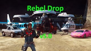 Rebel Drop v50  JC3 Mod Showcase [upl. by Pylle]