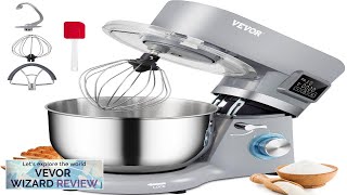 VEVOR Stand Mixer 660W Electric Dough Mixer with 6 Speeds LCD Screen Review [upl. by Htor]