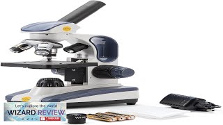 SWIFT Compound Monocular Microscope SW200DL with 40X1000X Magnification Dual Light Review [upl. by Sherar]