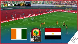 Cote dIvoire vs Egypt  Africa Cup of Nations 2022  Simulation amp Prediction [upl. by Aroved503]