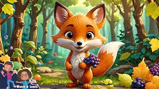 Fox amp Sour Grapes  Song for Kids  Nursery Rhymes [upl. by Gabey]