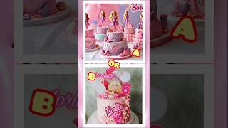 Barbie 💃 Cake 🎂 which one despacito [upl. by Amluz234]