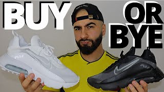 YIN amp YANG Nike AIR MAX 2090 WHITE PLATINUM  BLACK WOLF GREY On Foot Review [upl. by Meelas]