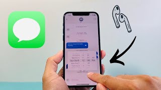 How To Reschedule Text Message on iOS 18 [upl. by Tamaru]