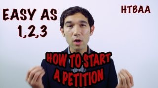 How to Start a Petition [upl. by Ahcatan]