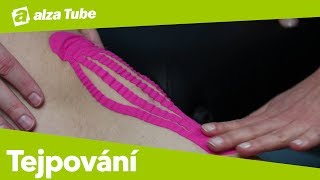 Kinesiotaping Tejpování kolene při otoku a bolesti  Alza Tube [upl. by Arline]