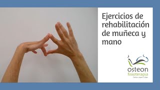 Ejercicios de rehabilitación de mano [upl. by Donetta959]