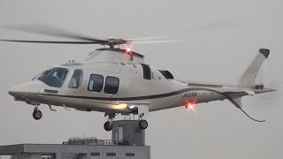 NOEVIR Helicopter Leonardo AW109SP GrandNew JA109N Takeoff and Landing [upl. by Jovitah]