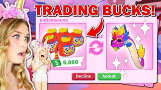 How To TRADE BUCKS In Adopt Me NEW UPDATE Roblox [upl. by Hakaber]