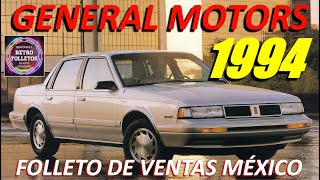 1994 GAMA GENERAL MOTORS  FOLLETO DE VENTAS [upl. by Sachiko]