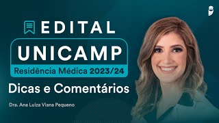 Edital UNICAMP Residência Médica 202324 Dicas e Comentários  saiba os temas que mais caem [upl. by Adni836]