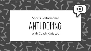 Sports Performance  Anti Doping Reasons Banned Substances and Health Risks [upl. by Fiann]