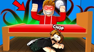 ROBLOX CHOP ESCAPES DANGEROUS FROSTY IN HIDE AND SEEK CHALLENGE [upl. by Alekat]