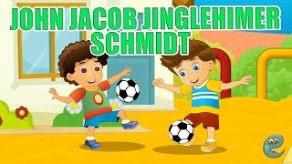 John Jacob Jingleheimer Schmidt  Nursery Rhymes by EFlashApps [upl. by Eeralih510]