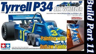 Tamiya 112 Scale Tyrrell P34 Six Wheeler Formula 1 Car Part 11 Full Online Build [upl. by Busey528]