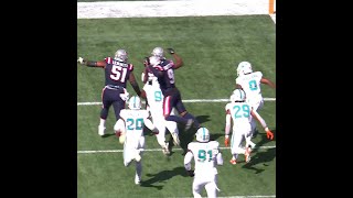 Rhamondre Stevenson rushes for a 33yard touchdown vs Miami Dolphins [upl. by Hardin543]