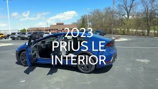 2023 Prius LE Interior Review by Toyota [upl. by Ycul]