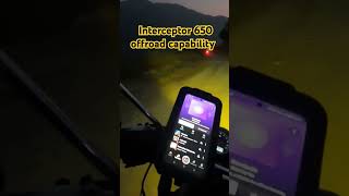 Interceptor 650 on off roads of Tehri travel royalenfield rider [upl. by Gaultiero]