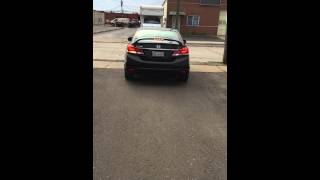 2015 Honda Civic Si Muffler Delete amp DC Sports Short Ram Intake Acceleration [upl. by Stover]