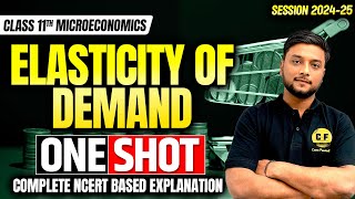 Elasticity of Demand One Shot 202425  Class 11th Microeconomics Complete NCERT with Vipul Sir [upl. by Nnairahs]