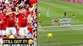 Wayne Rooney Freekick Goal in Man United Legends vs Celtic Legends [upl. by Ole]