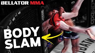 HUGE BODY SLAM TOP Finishes August  Bellator MMA [upl. by Toll852]