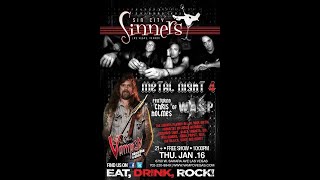 Sin City Sinners with Robert Mason Warrant and Chris Holmes W A S P  11 N I B [upl. by Knowles]