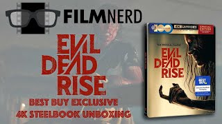 Evil Dead Rise Best Buy Exclusive 4K Steelbook Unboxing  FilmNerd [upl. by Neelrahc]