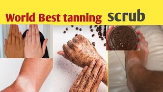 How To Make De Tan Body Scrub At HomeHow To Make Coffee Scrub For Tan Removalscrubfouzia stips [upl. by Janith]