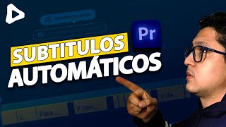 Cómo CREAR SUBTÍTULOS AUTOMÁTICOS En Premiere Pro  Super FÁCIL [upl. by Adla]