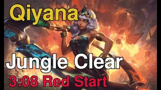 Qiyana Jungle Buffs  308 Red Start World Record [upl. by Otila]