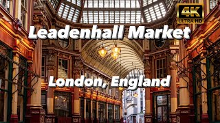 Walk to Leadenhall Market  London England  Walkthrough [upl. by Melda859]