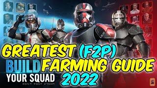 SWGOH Greatest F2P Farming Guide 2022 [upl. by Alle]