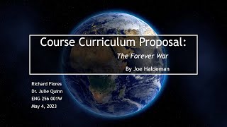 The Forever War A Course Curriculum Proposal [upl. by Sterling302]