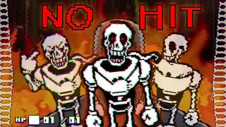 No Hit Undertale PAPYRUS HAS GONE TOO FAR [upl. by Berglund]