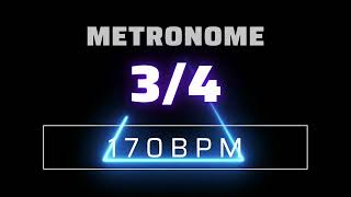 34 METRONOME 170 BPM △ [upl. by Onoitna]