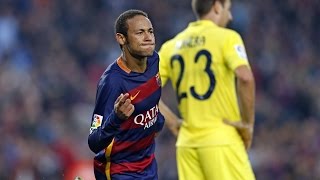 Neymar’s wonder goal against Villarreal  Puskas Award candidate 2016 [upl. by Enaid]