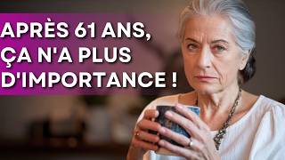 9 choses qui nont plus de sens ni dimportance après 61 ans [upl. by Nagaer]